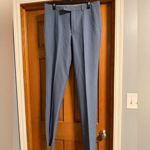 Jack Victor Men Blue Dress Pants